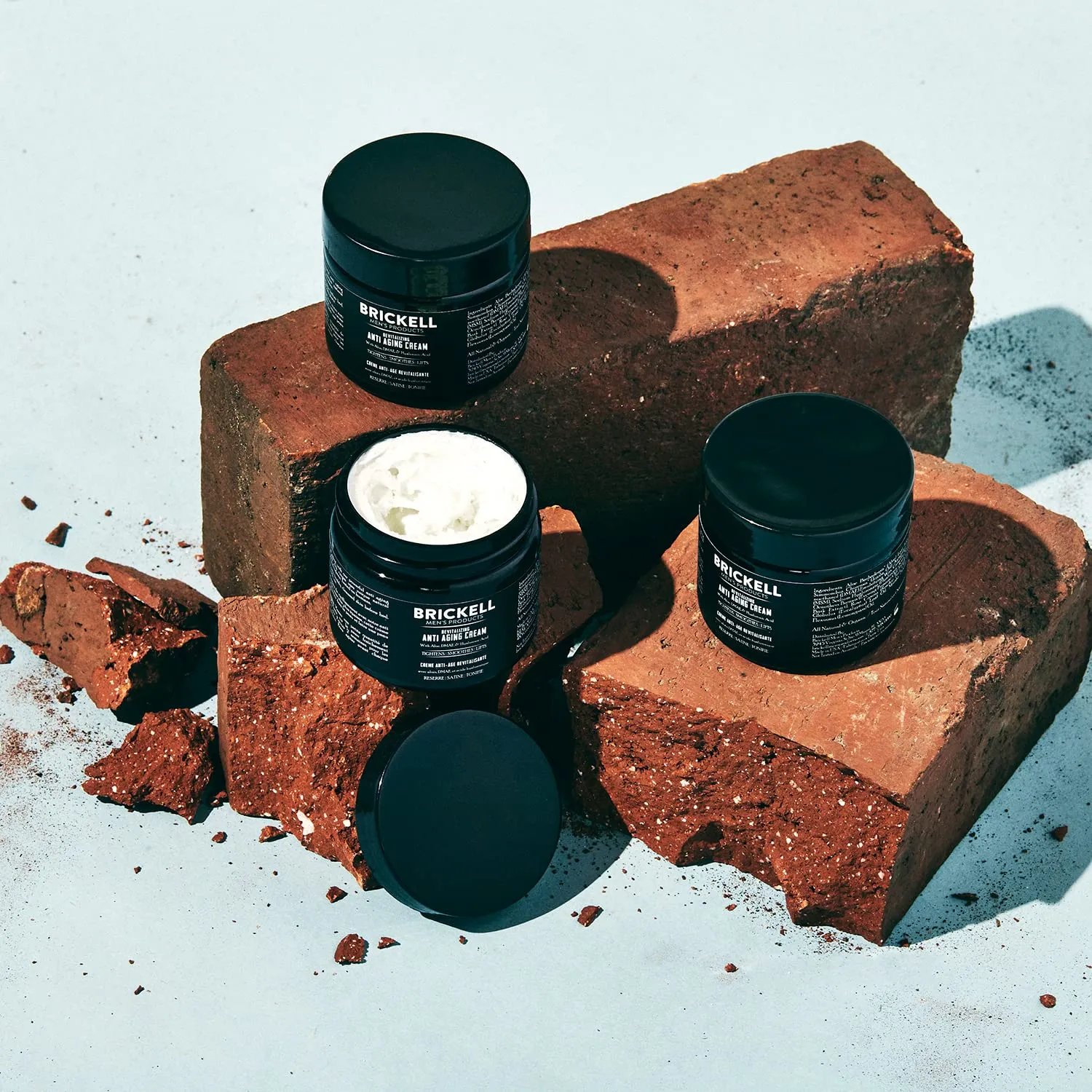 Brickell Men's Revitalizing Anti-Aging Cream For Men, Face Moisturizer For Face To Reduce Fine Lines and Wrinkles, Natural and Organic Anti Wrinkle Night Face Cream, 2 Ounce, Scented
