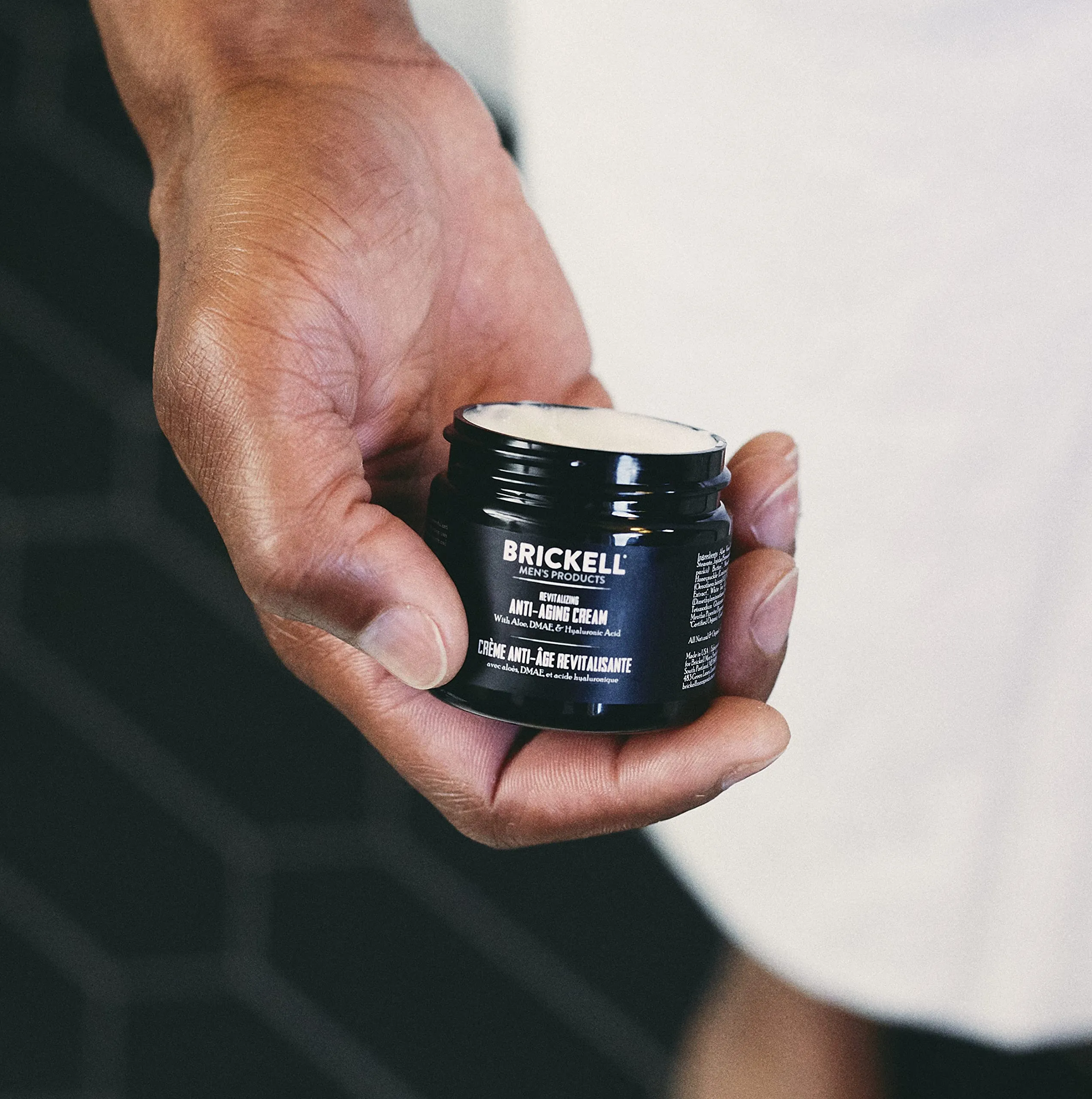 Brickell Men's Revitalizing Anti-Aging Cream For Men, Face Moisturizer For Face To Reduce Fine Lines and Wrinkles, Natural and Organic Anti Wrinkle Night Face Cream, 2 Ounce, Scented