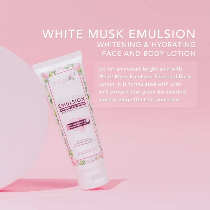 Brilliant White Musk Emulsion Lotion - 120g