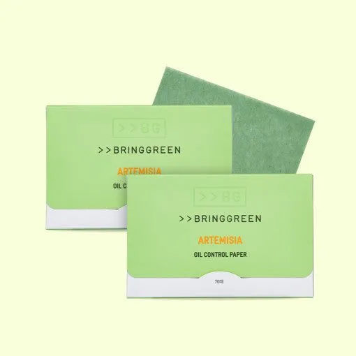 BRING GREEN Artemisia Oil Control Paper 70pcs 70pcs