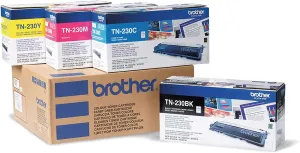 Brother TN-230 C/M/Y/K Toner Cartridge Bundle to fit HL-3040CN Colour Laser Printer