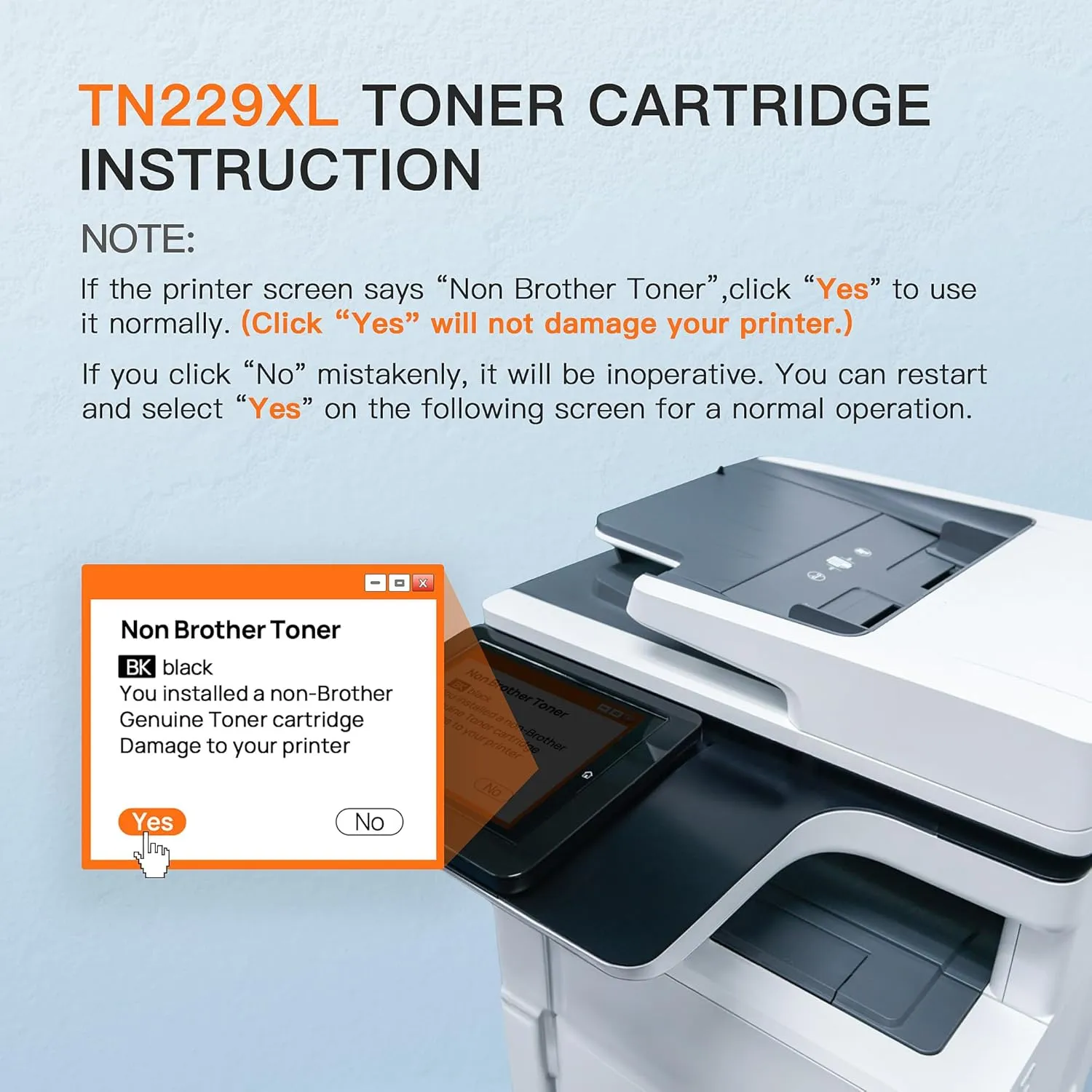 Brother TN229XL Compatible Toner Cartridges(5 Pack)