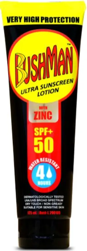 Bushman High Protection Ultra Sunscreen Lotion 125ml BUSU125GZ