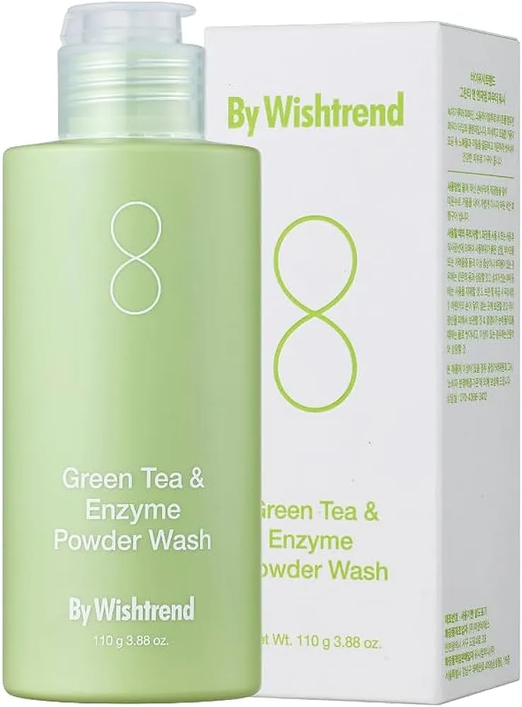 BY WISHTREND green tea & enzyme powder wash