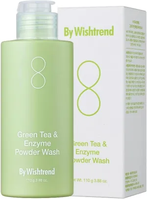 BY WISHTREND green tea & enzyme powder wash