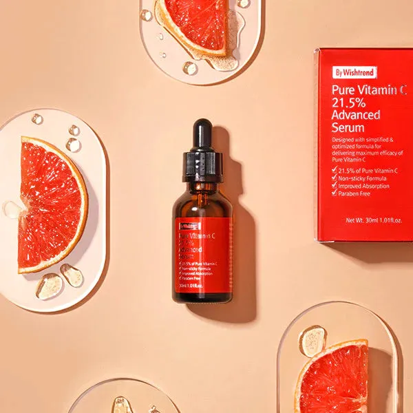 BY WISHTREND pure vitamin c 21.5% advanced serum سيروم فيتامين سي من باي وش ترند