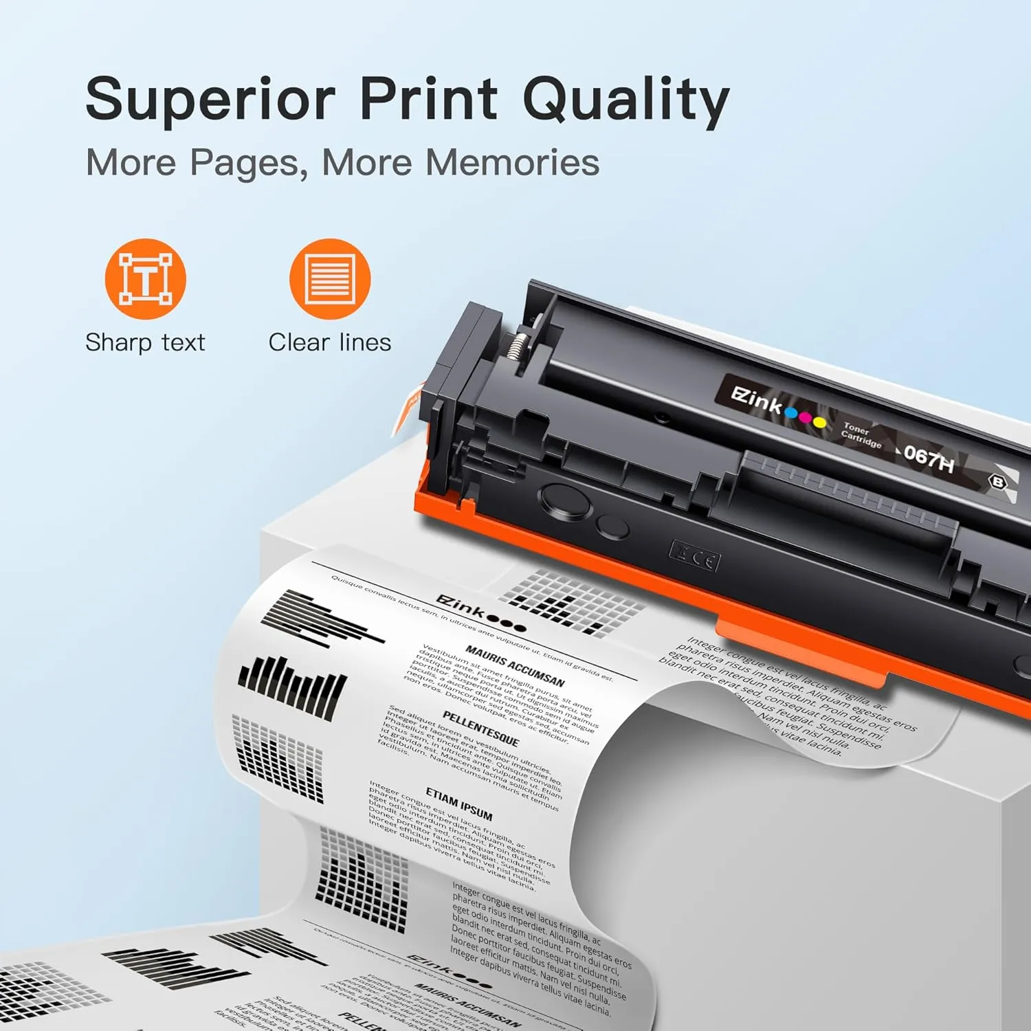 Canon 067 067H Compatible Toner Cartridge(4 Pack)