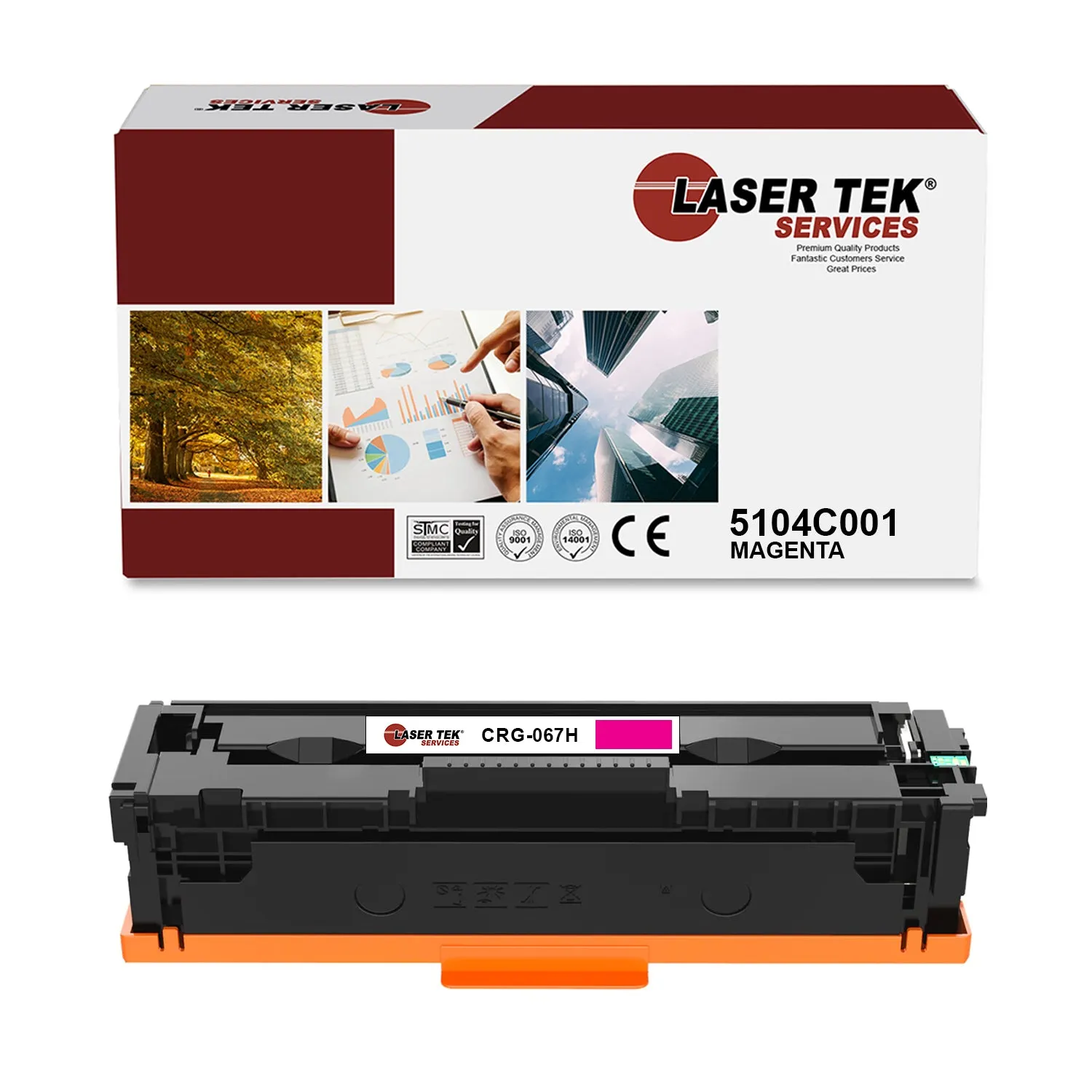 Canon 067H 5104C001 Magenta Remanufactured Toner Cartridge | Laser Tek Services