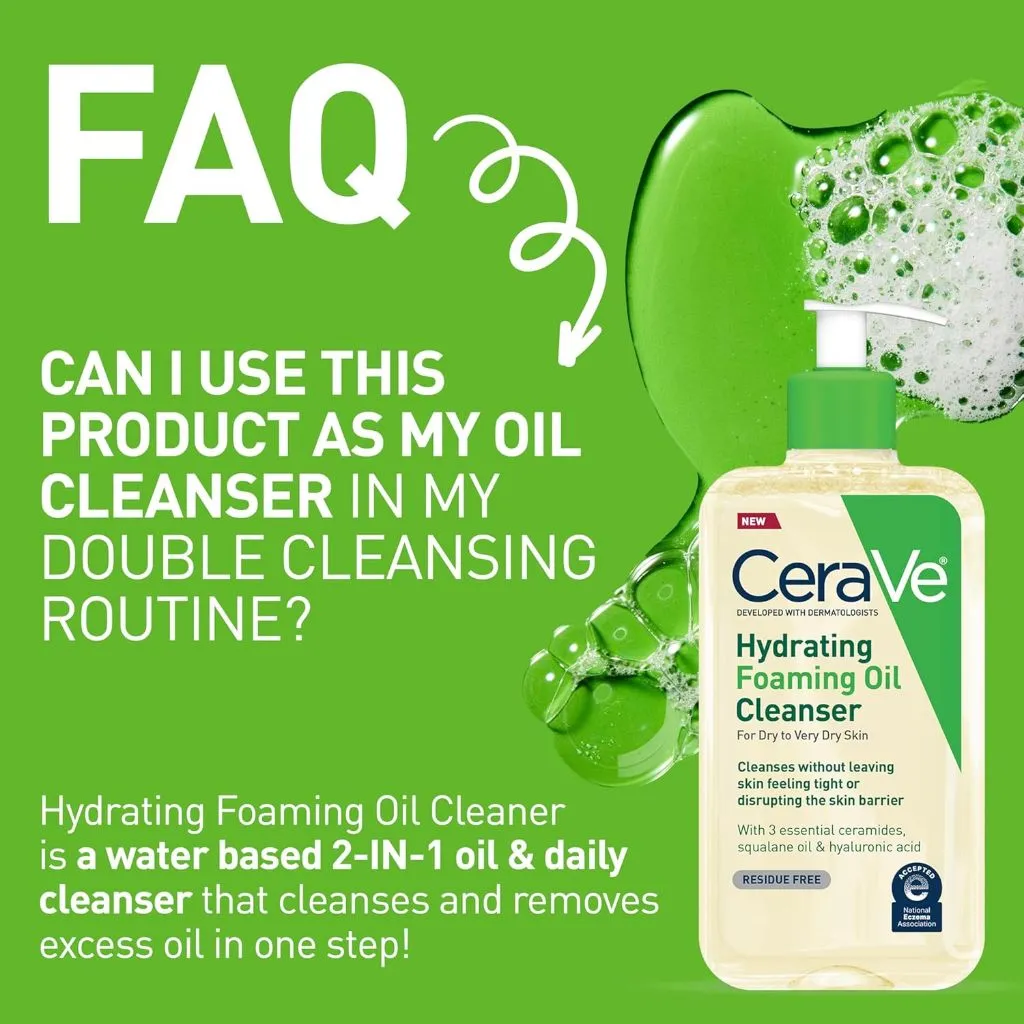CeraVe Hydrating Foaming Oil Cleanser 473ml EU