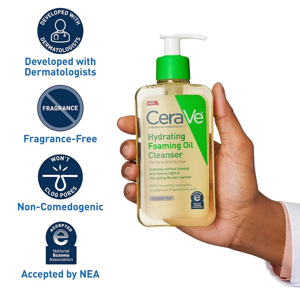 CeraVe Hydrating Foaming Oil Cleanser 473ml EU