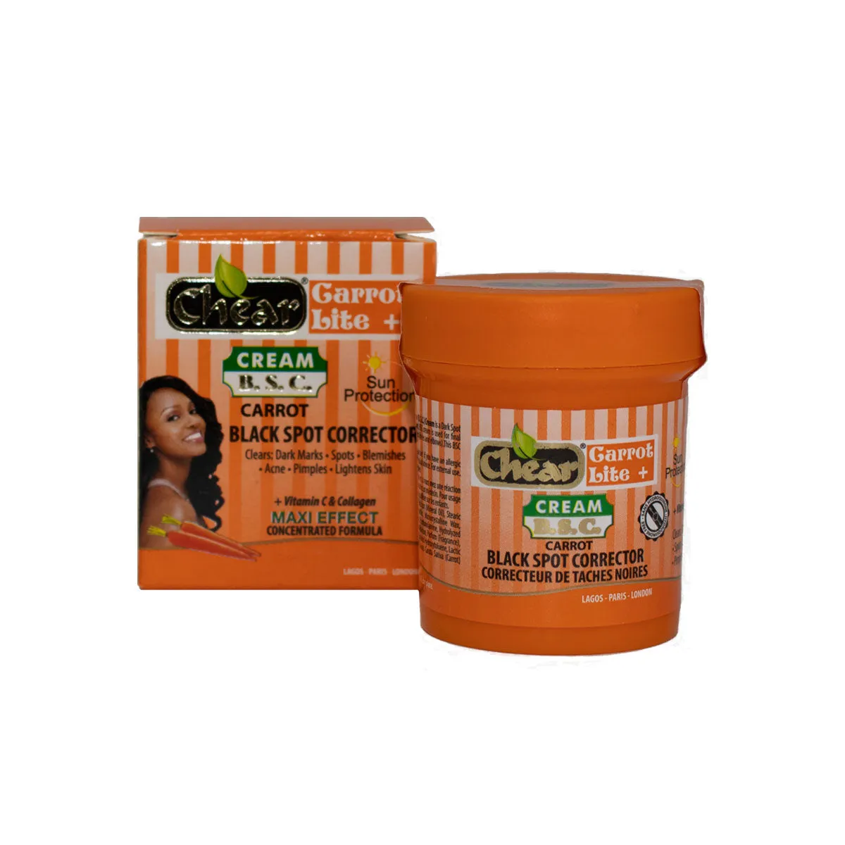 Chear Carrot Lite Plus Black Spot Corrector Cream 30ml