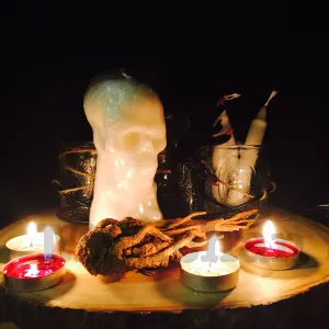 Cleansing skull (mental cleanser ) -White skull service- cleanse clean clear your mind and dark thoughts of all negativity and Wickedness