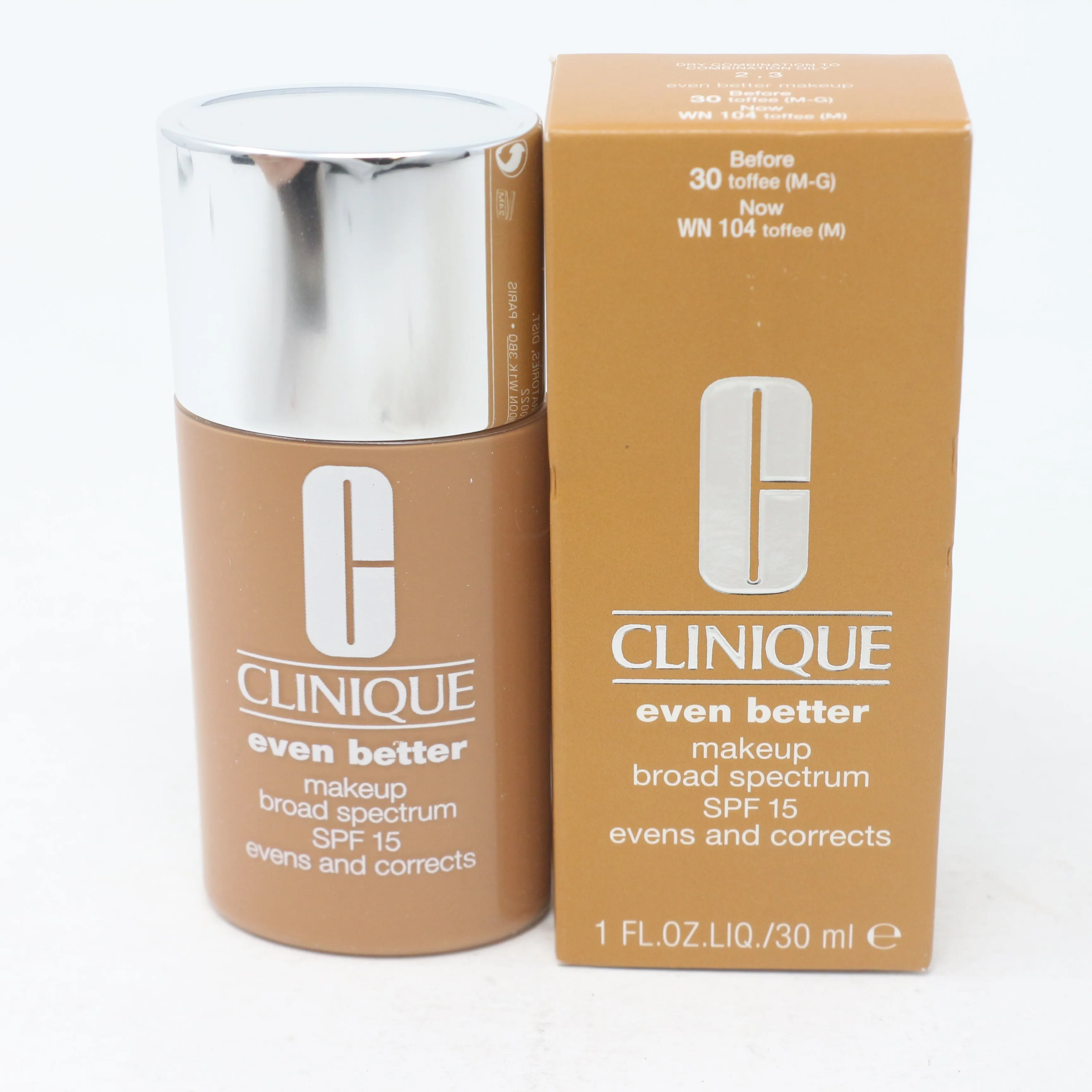 Clinique Even Better Makeup Evens And Corrects 1oz/30ml New In Box