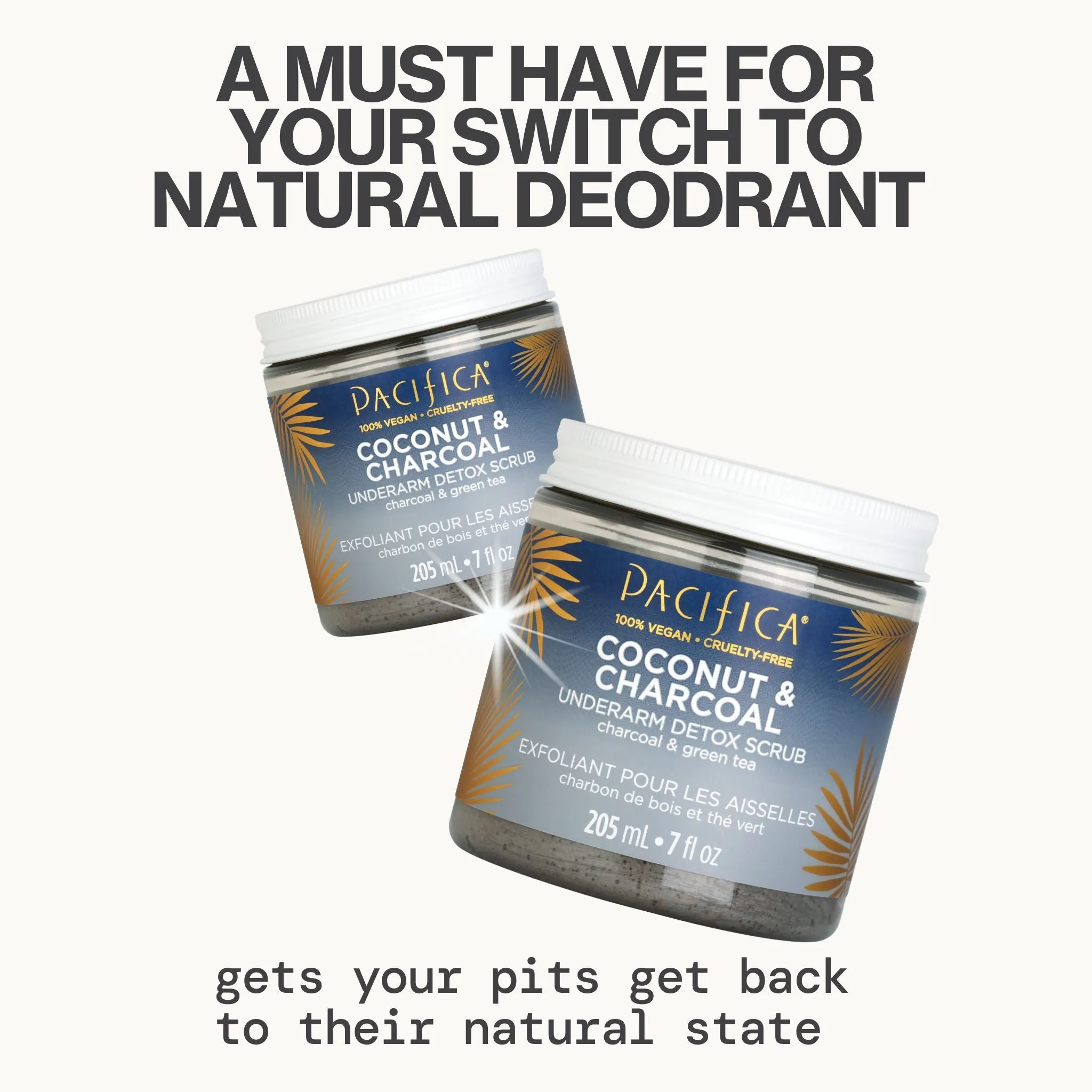 Coconut & Charcoal Underarm Detox Scrub