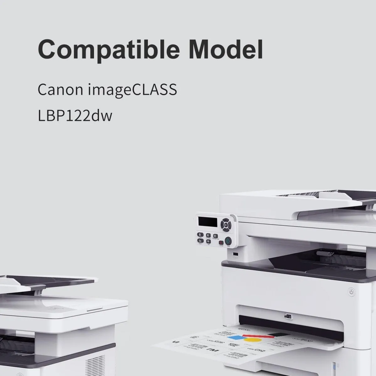 Compatible Canon 071H Black Toner Cartridge - High Yield - 2-PK - With Chip