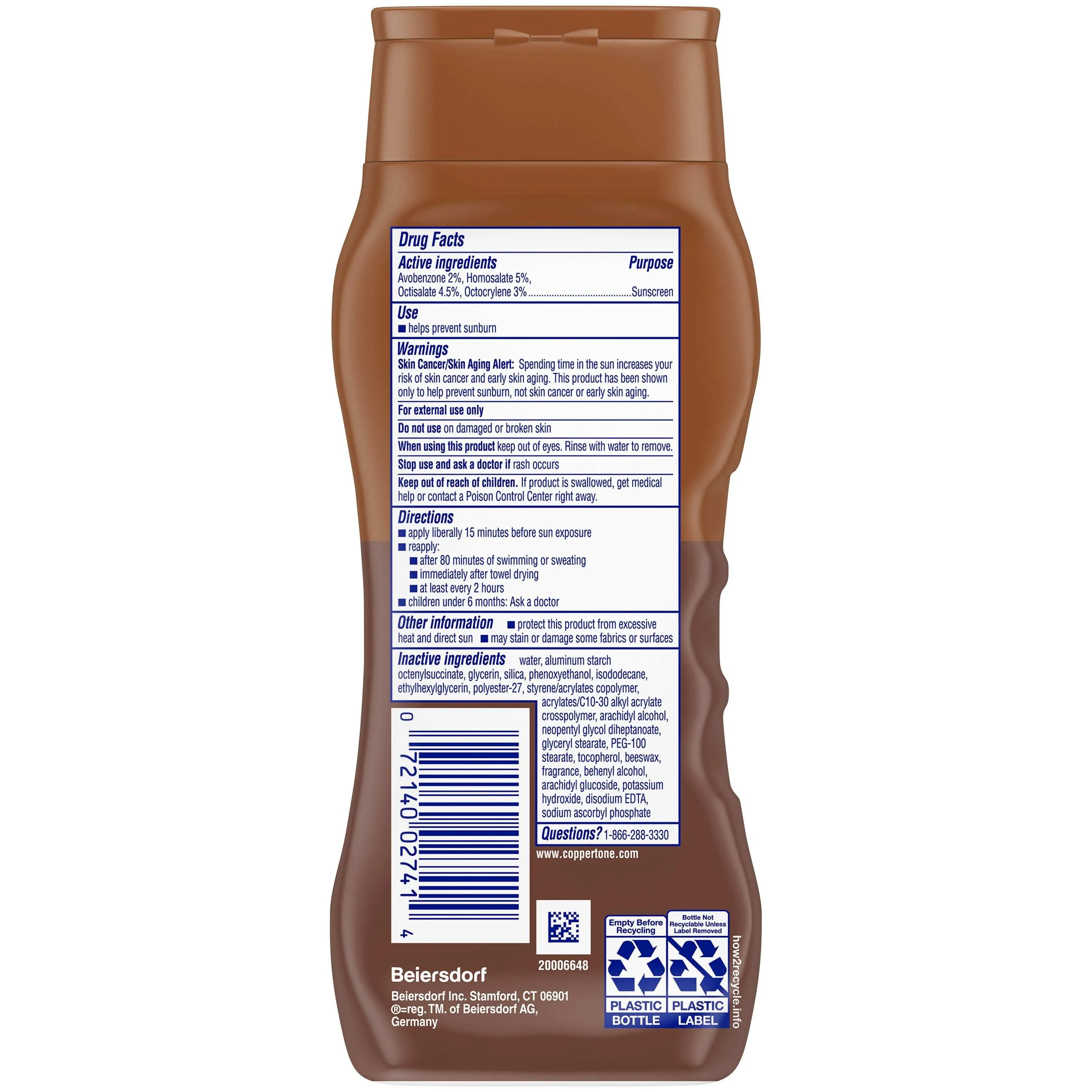 Coppertone Tanning Sunscreen Lotion