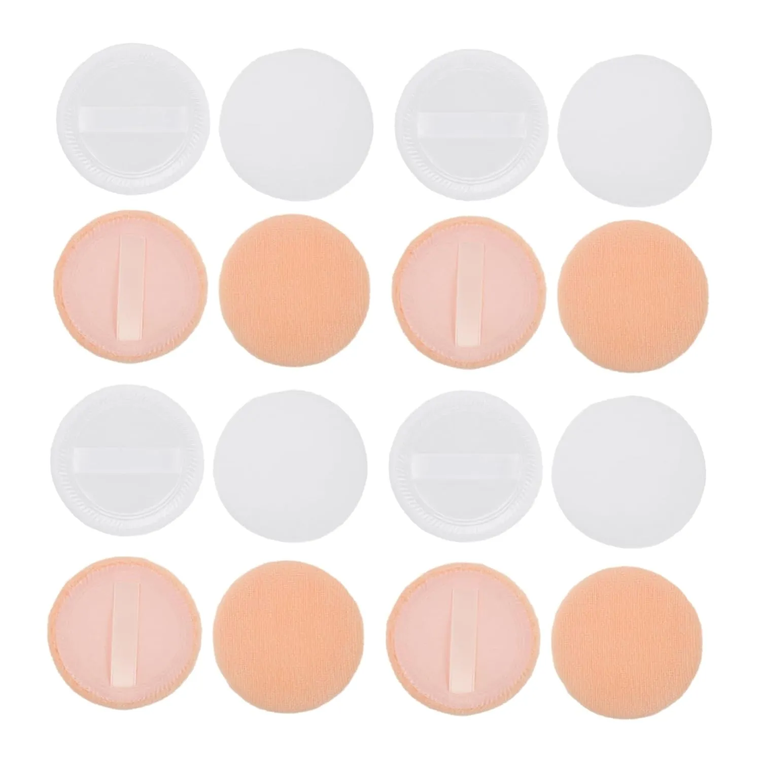 Cosmetic Round 20pcs Loose Powder Puff Set Ideal for Professional and Daily Use