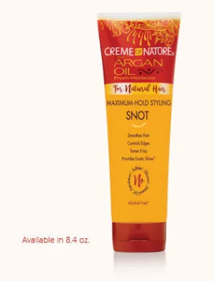 Creme of Nature Argan Oil Maximum Hold Styling Snot (8.4oz)