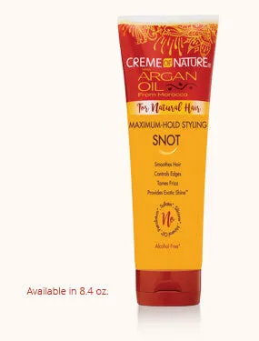 Creme of Nature Argan Oil Maximum Hold Styling Snot (8.4oz)
