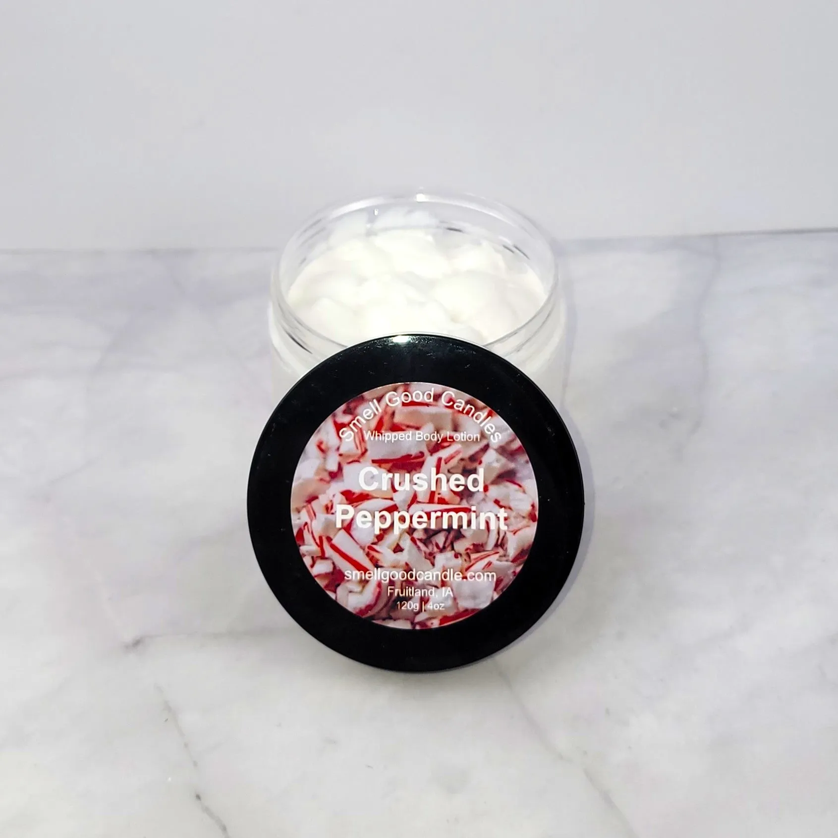 Crushed Peppermint 4oz Whipped Body Lotion