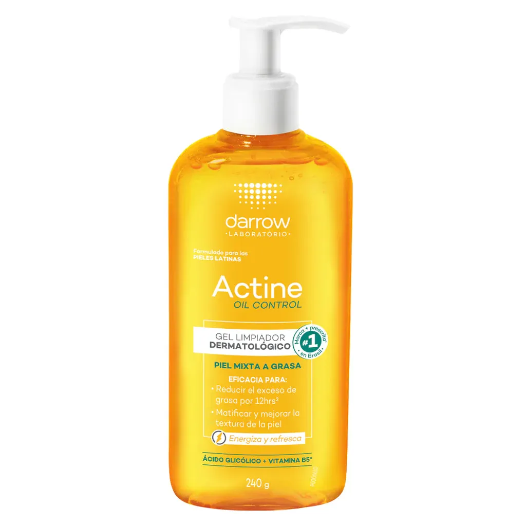 Darrow Actine Oil Control Gel De Limpieza 240ml
