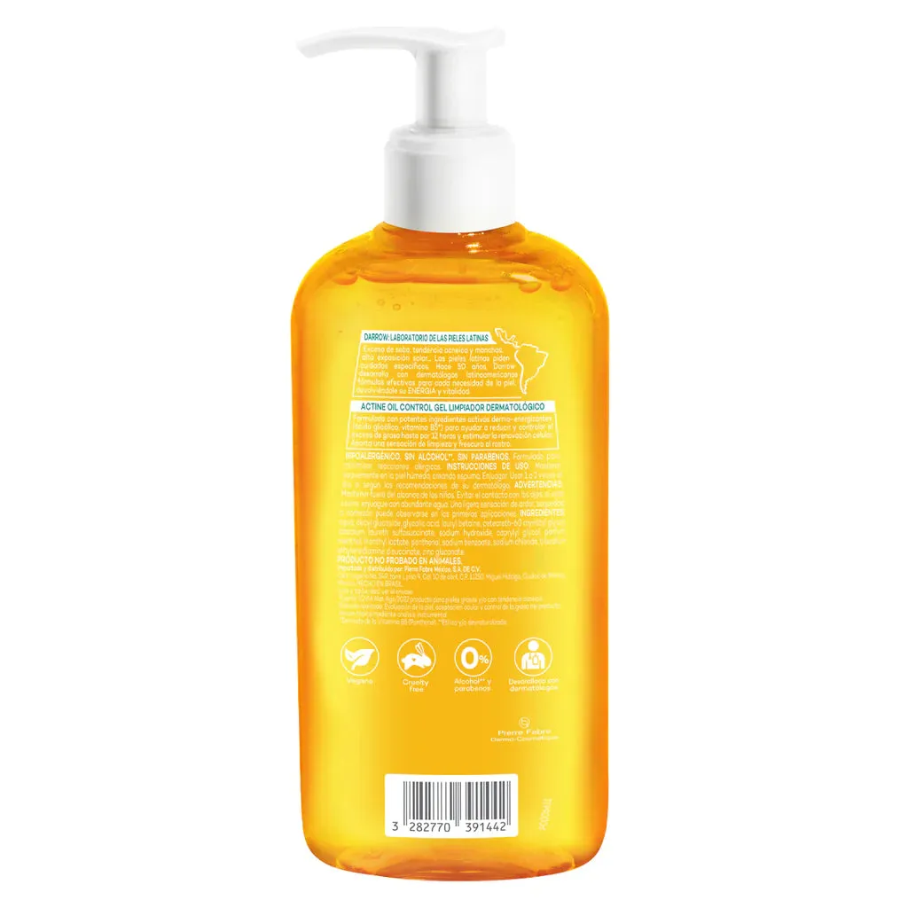Darrow Actine Oil Control Gel De Limpieza 240ml