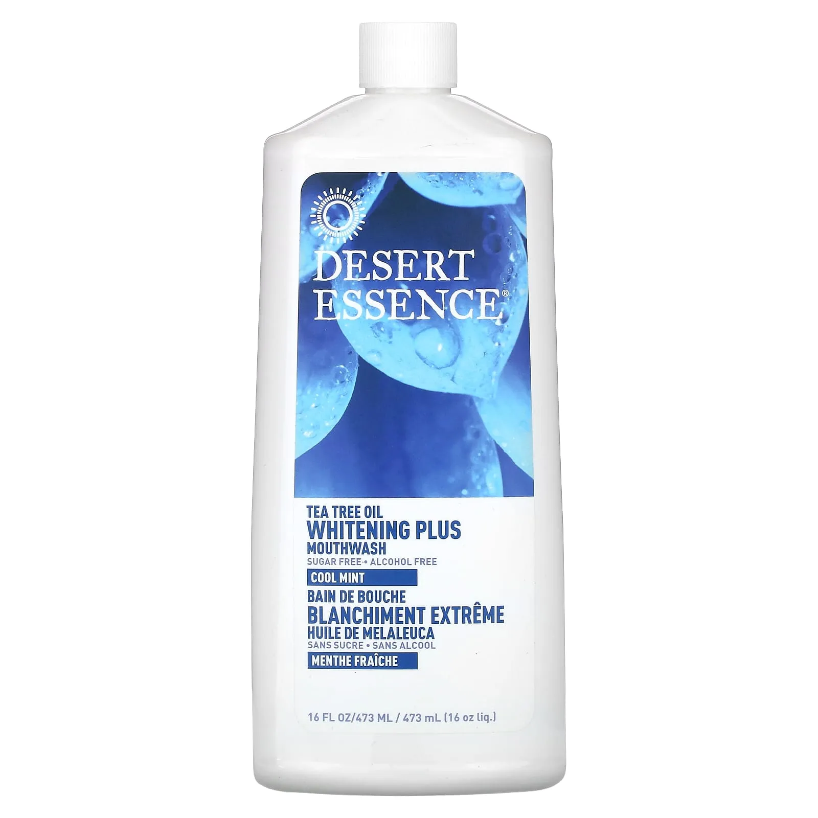 Desert Essence, Mouthwash Whitening Plus Tea Tree Oil, 16 Oz