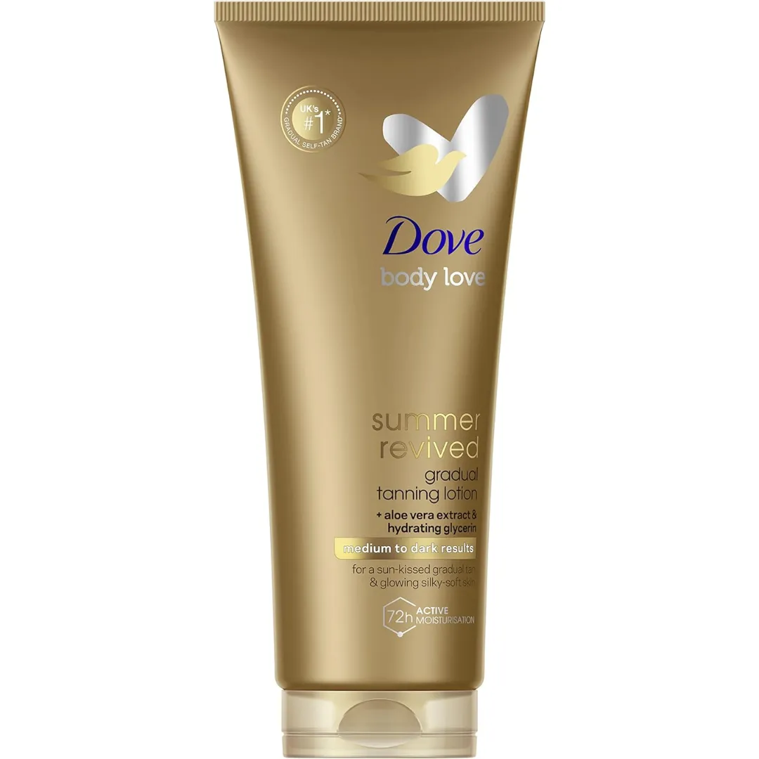 Dove Summer Revived Medium to Dark Gradual Tanning Lotion 200 ml (T)