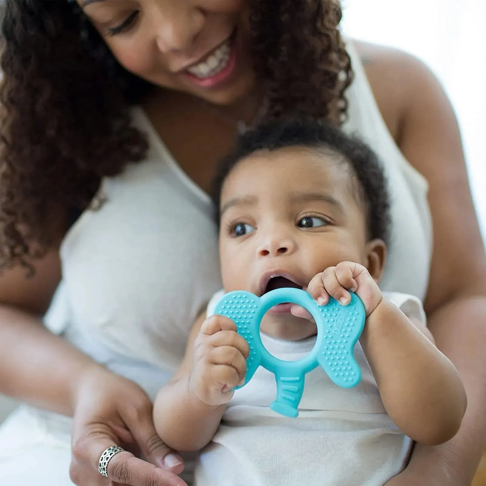 Dr Brown's Flexees Friends Teether - Blue Elephant