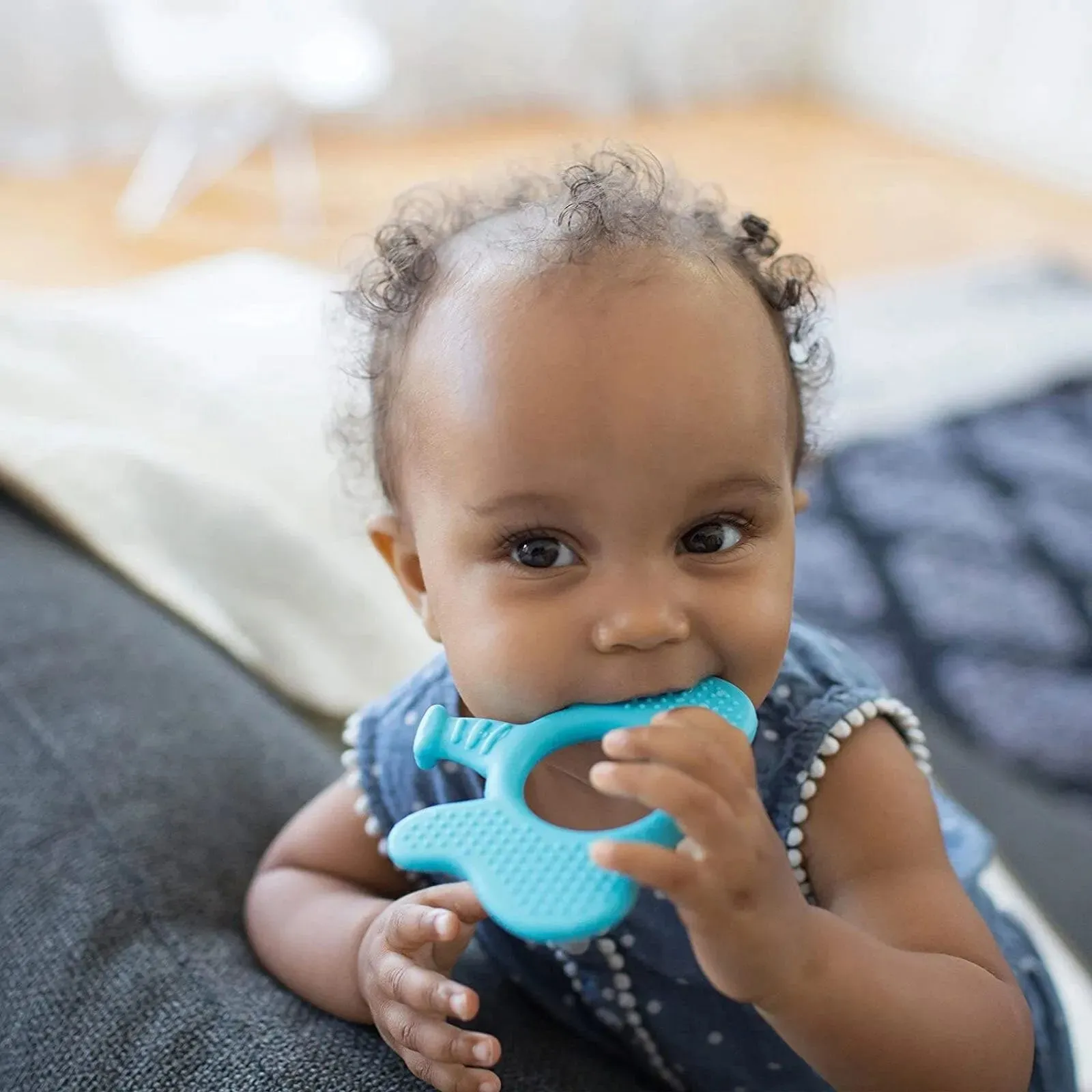 Dr Brown's Flexees Friends Teether - Blue Elephant