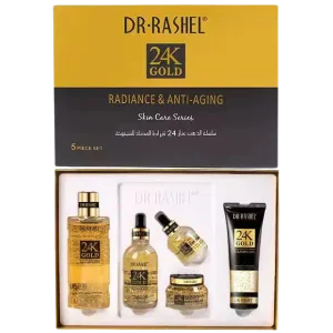 Dr Rashel 24k Gold Radiance & Anti Aging Skin Care 5Pcs Set
