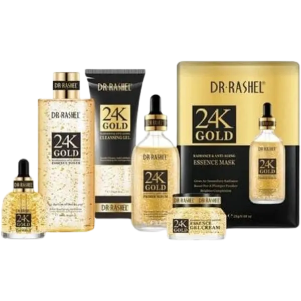 Dr Rashel 24k Gold Radiance & Anti Aging Skin Care 5Pcs Set
