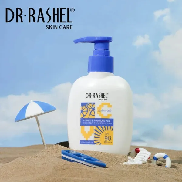 Dr Rashel Vitamin C & Hyaluronic Sunscreen Lotion SPF90 PA    180ml