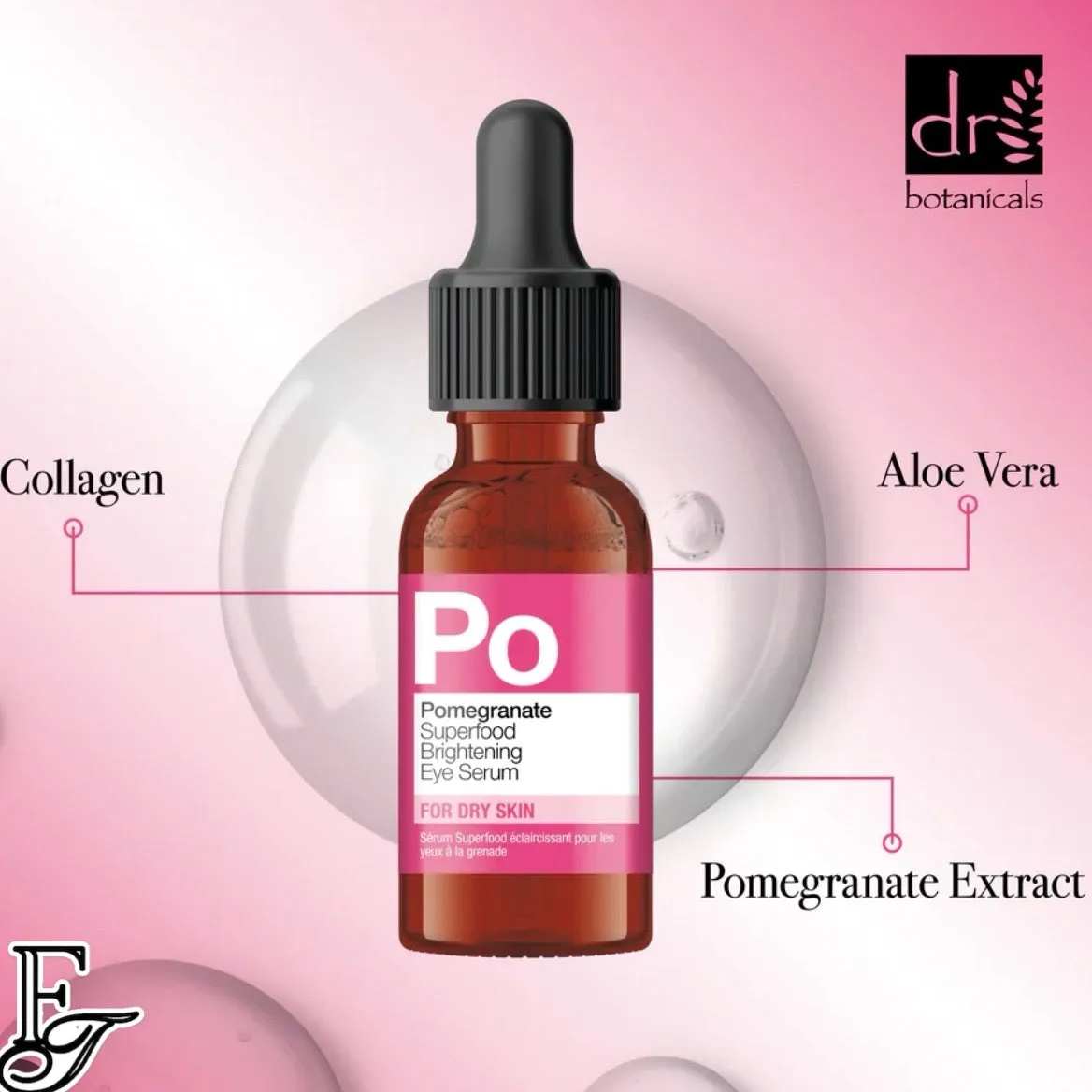 Dr.Botanicals: Pomegranate Superfood Brightening Eye Serum | Full size