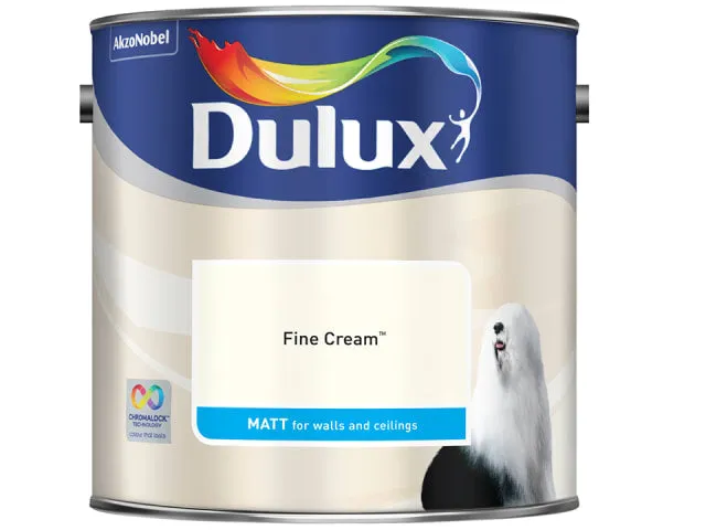 Dulux Rich Matt Fine Cream Emulsion Paint 2.5 Litres
