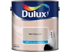 Dulux Rich Matt Malt Chocolate Emulsion Paint 2.5 Litres