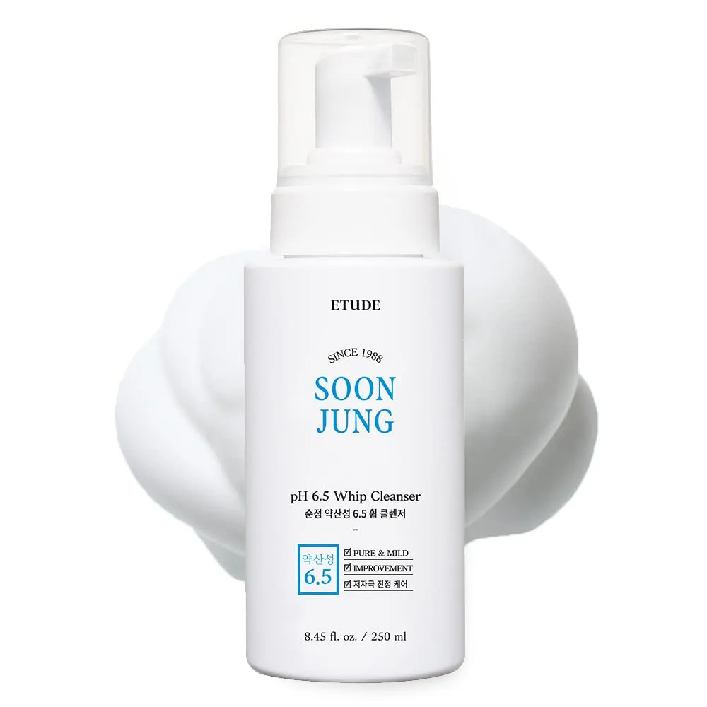 ETUDE HOUSE SOON JUNG Ph 6.5 Whip Cleanser غسول الوجه الكريمي من ايتود هاوس
