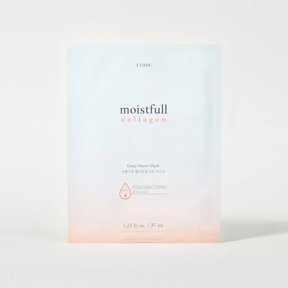 ETUDE moistfull collagen ￼deep sheet mask ￼قناع ورقي بالكولاجين