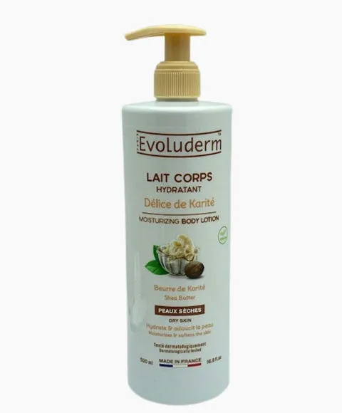Evoluderm  Shea Butter Hydratant Moisturizing Body Lotion