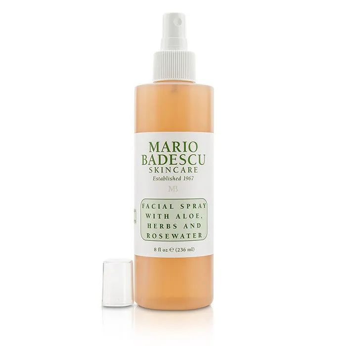 Facial Spray With Aloe, Herbs & Rosewater - For All Skin Types