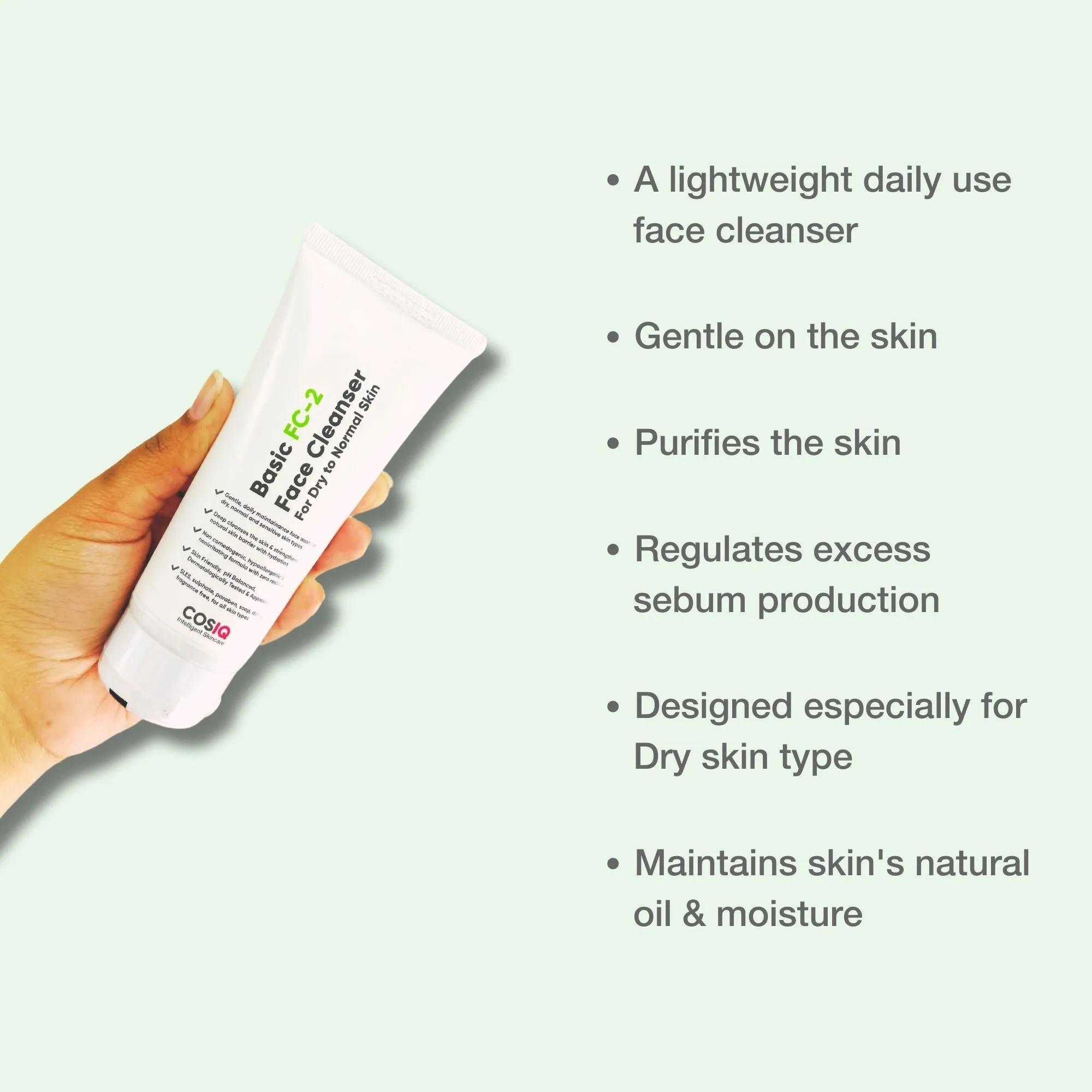 FC-2 Basic Face Cleanser for Dry Skin, 100ml