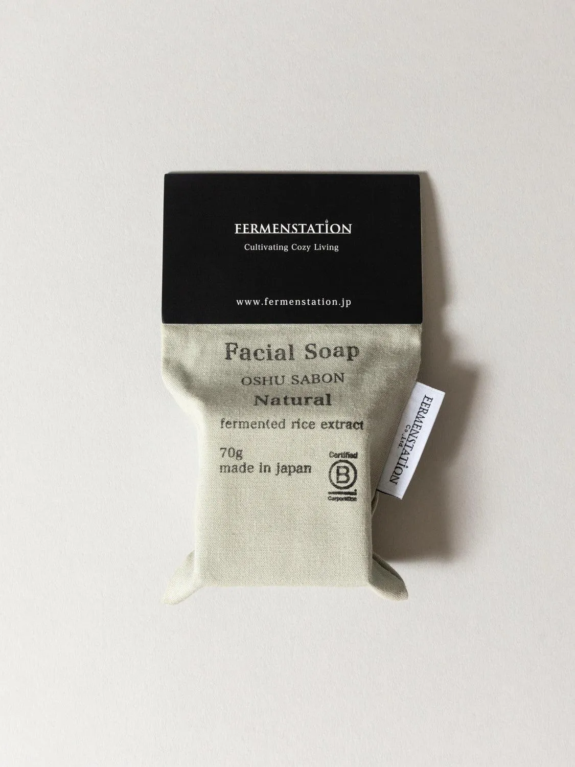 Fermenstation Facial Soap, Natural