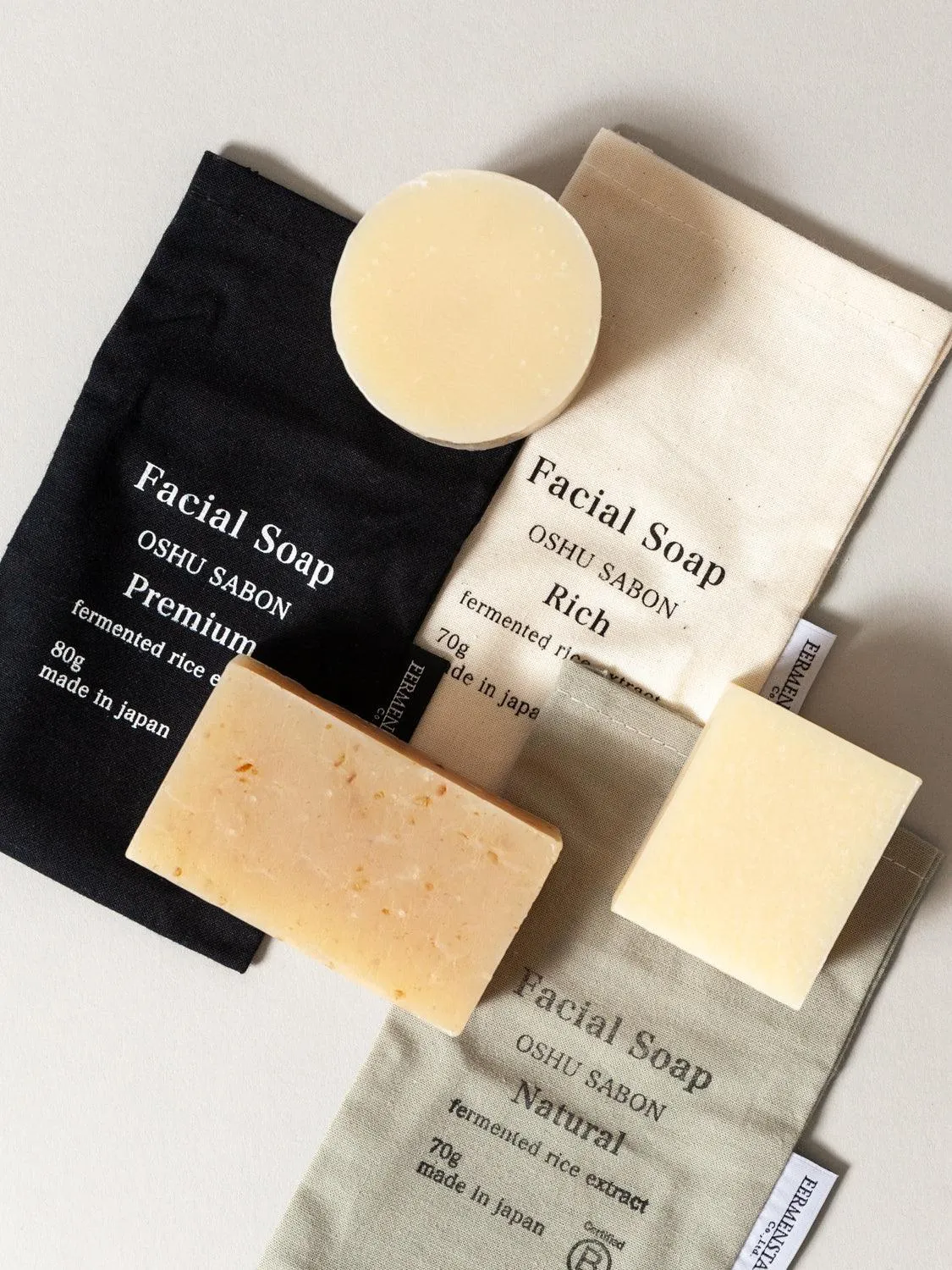 Fermenstation Facial Soap, Natural