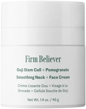 Firm Believer Goji Stem Cell   Pomegranate Smoothing Neck   Face Cream