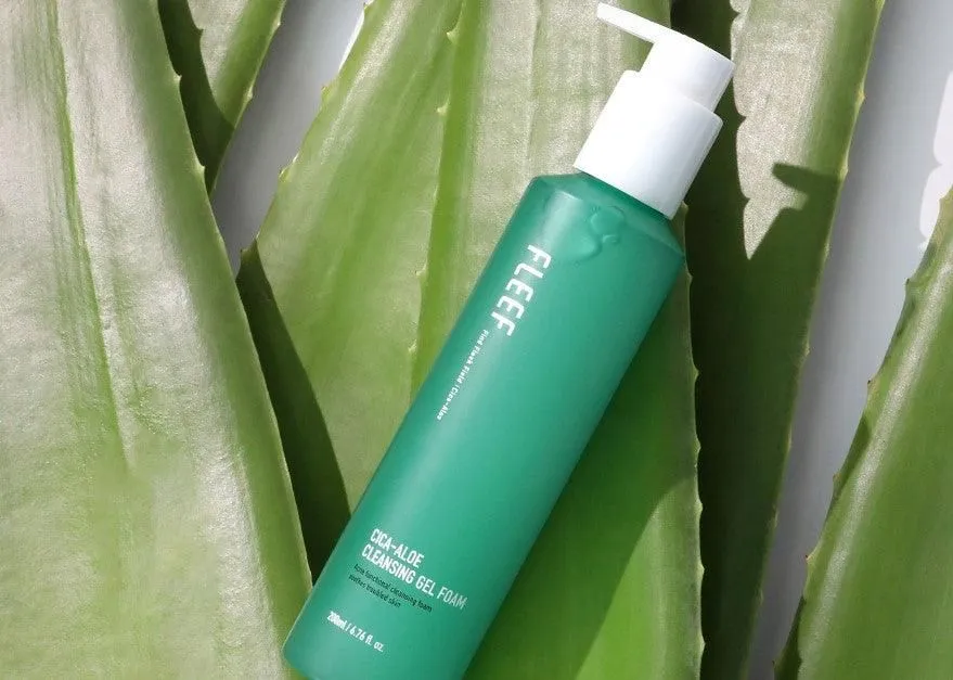 FLEEF Cica-Aloe Cleansing Gel Foam 200ml