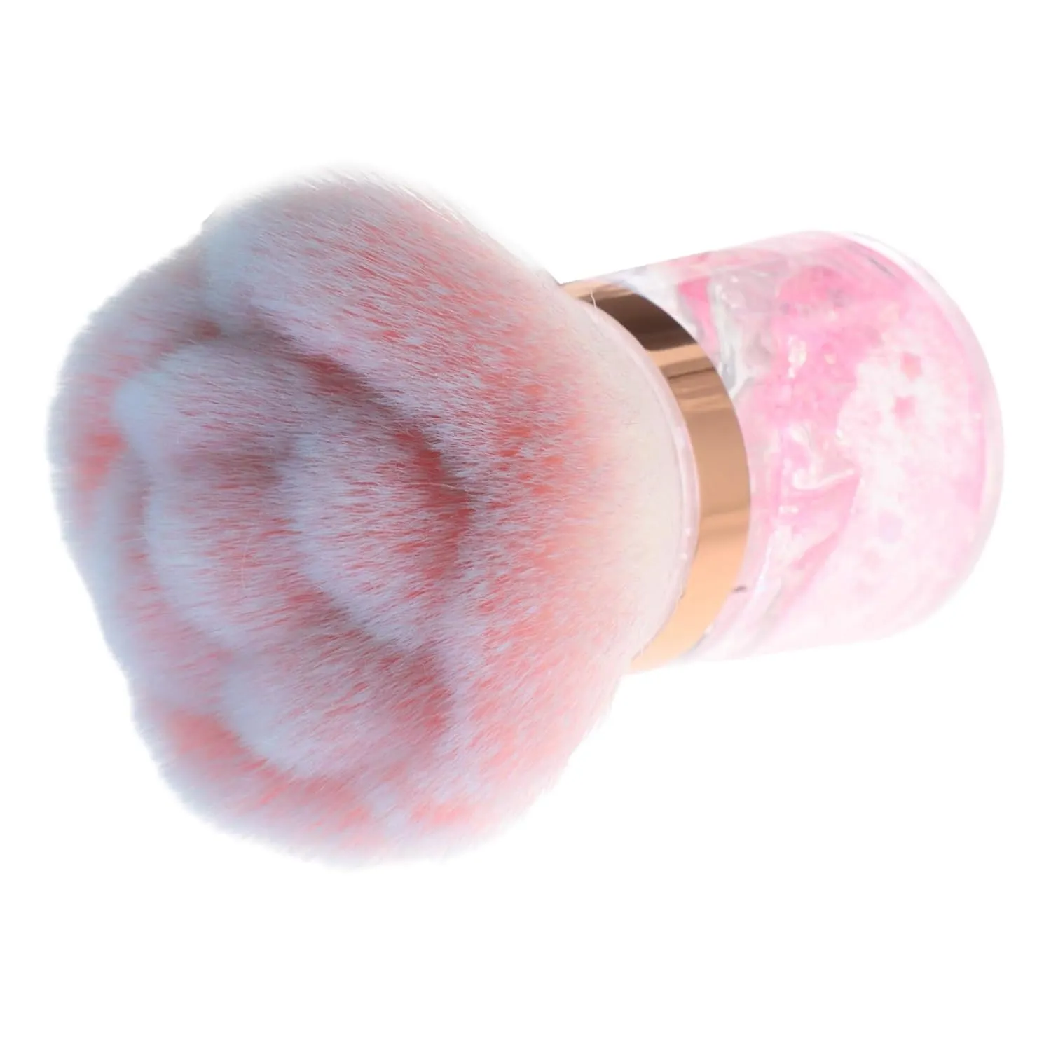 Flower Shaped Nail Dusting Brush Soft Bristles Portable Tool for Manicure Nail Dust Collector Versatile and Stylish Loose Powder Brush for Makeup