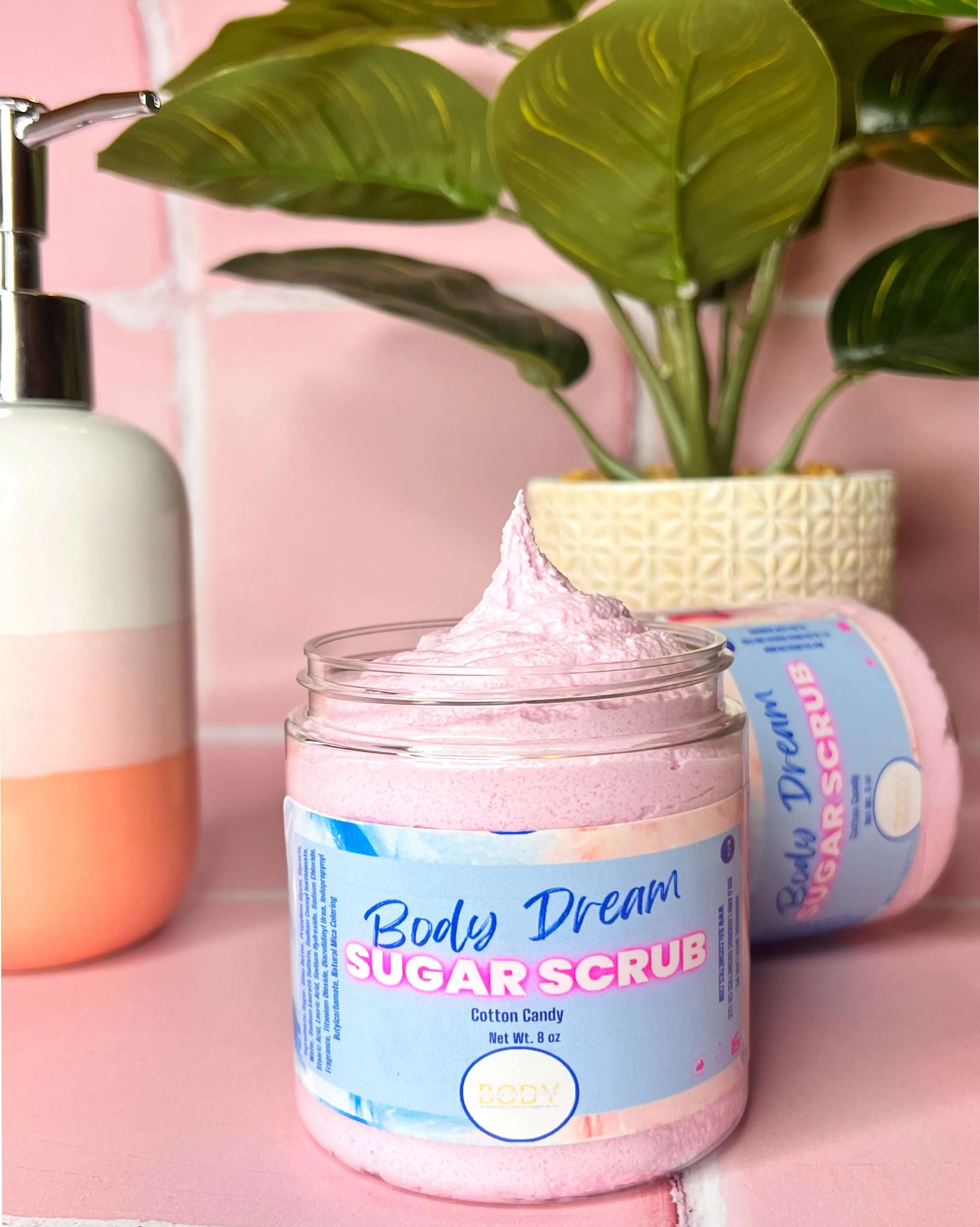 Foaming Sugar Scrub "Cotton Candy"