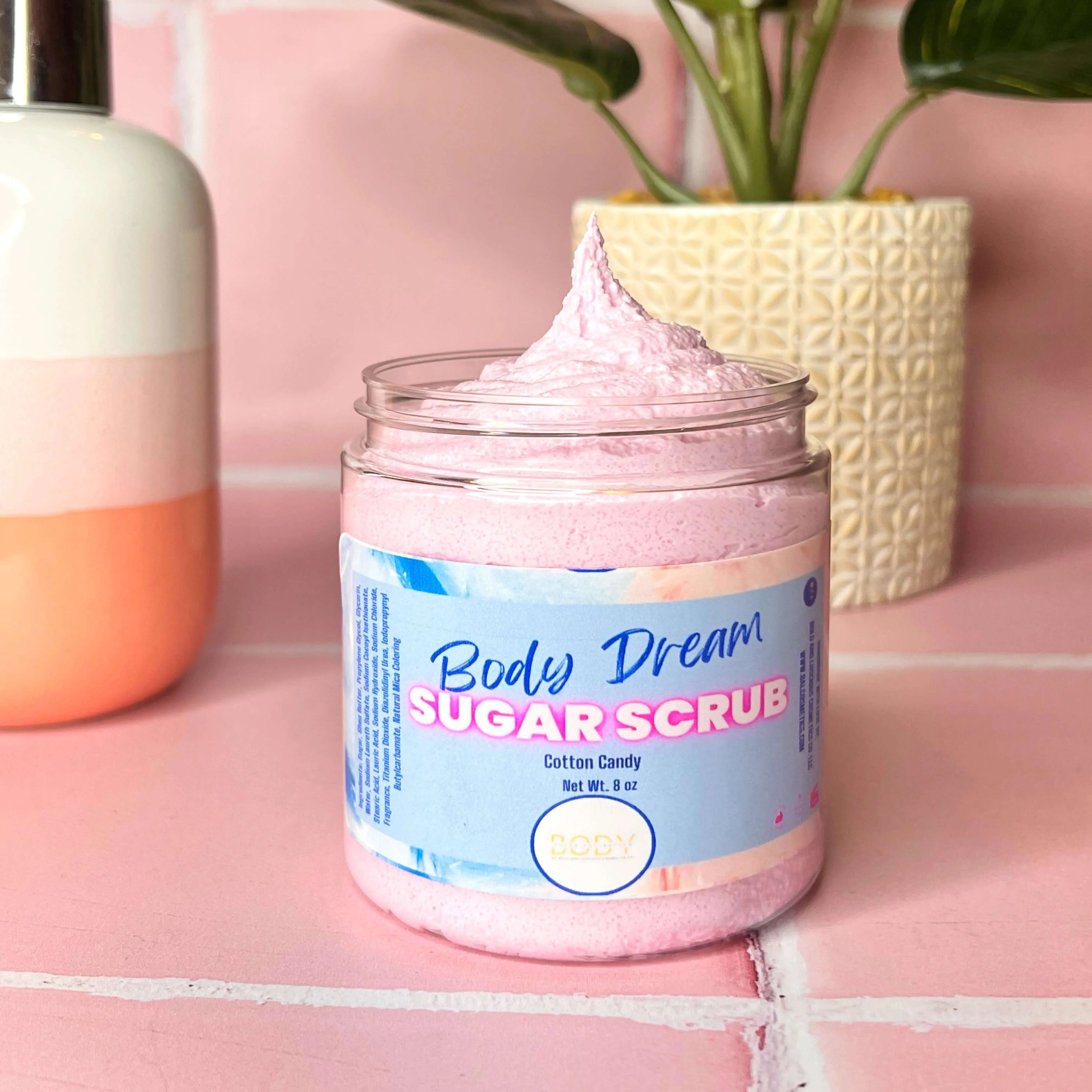 Foaming Sugar Scrub "Cotton Candy"
