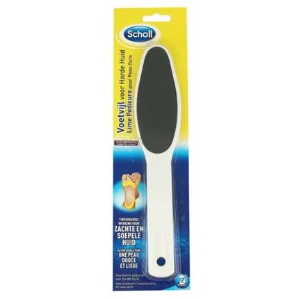 Foot file for hard leather, Scholl