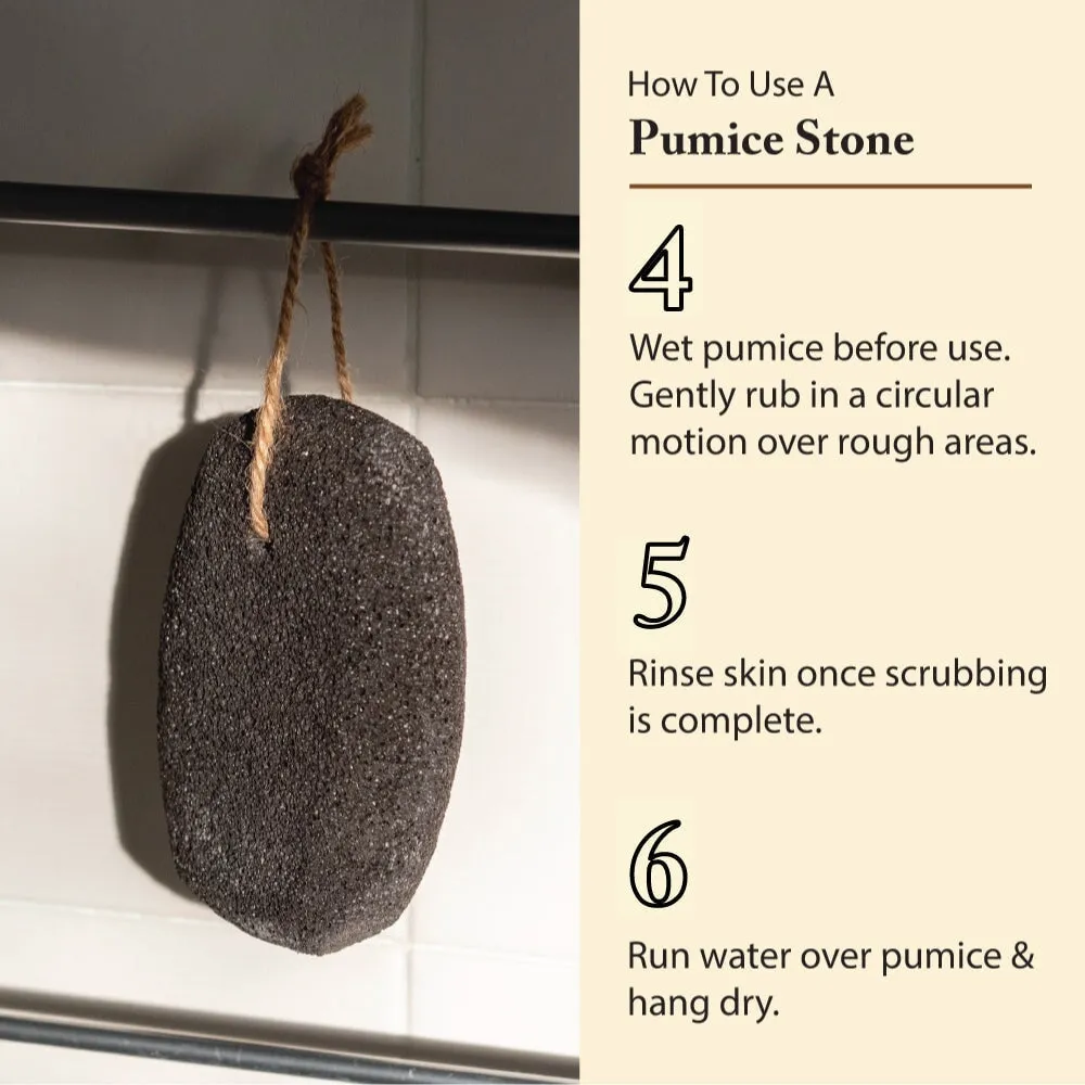 FootFitter Exfoliating Foot Scrub and Pumice Stone Set